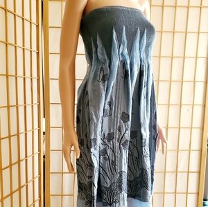 Boho Strapless dress/skirt